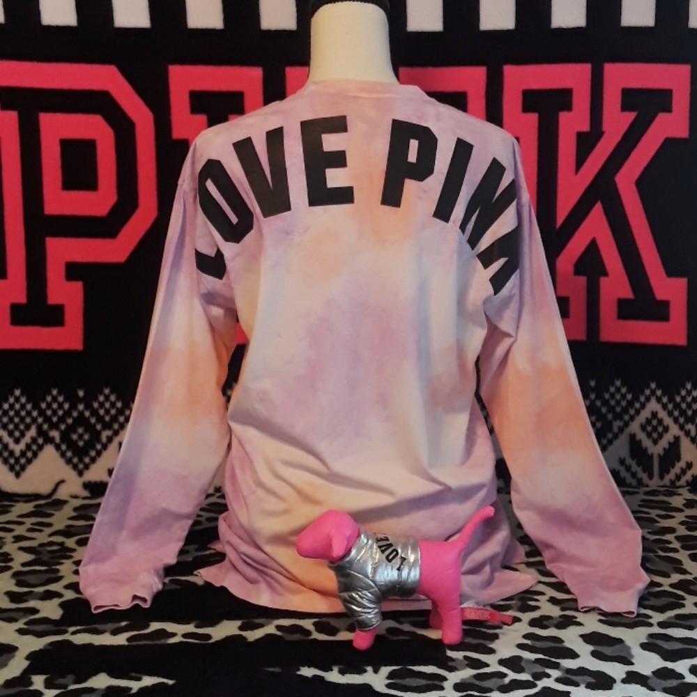 NWT Pink vs Cotton Candy Tie Dye Long Sleeve